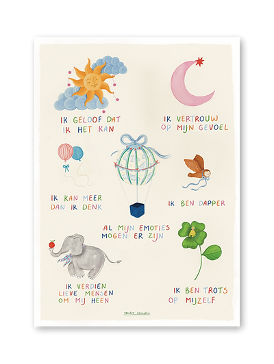 Affirmatie Poster A3