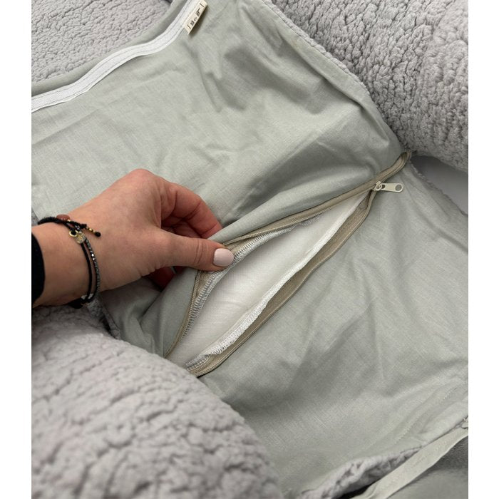 Babynest Teddy - Grijs