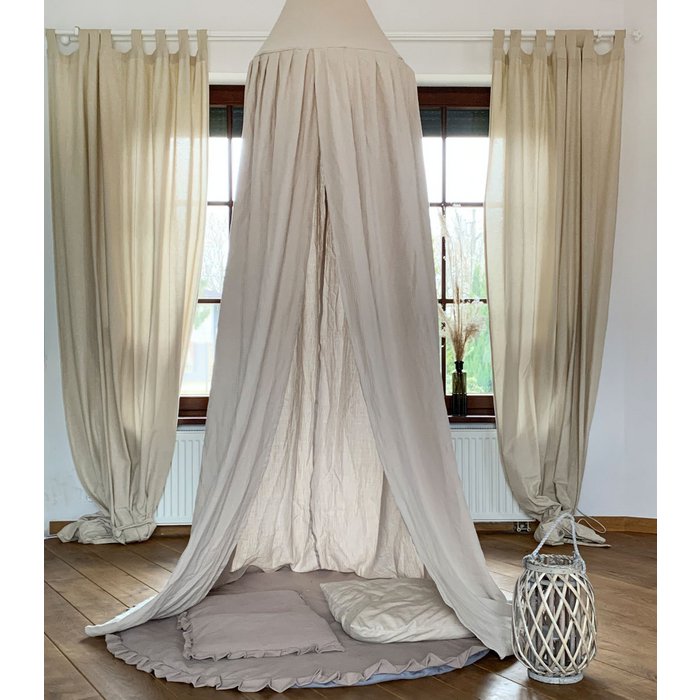 Bedhemel - Mousseline /Linnen