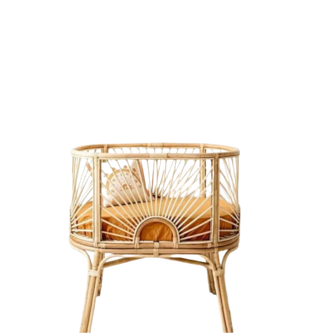 Baby Wieg Rotan incl. Matras