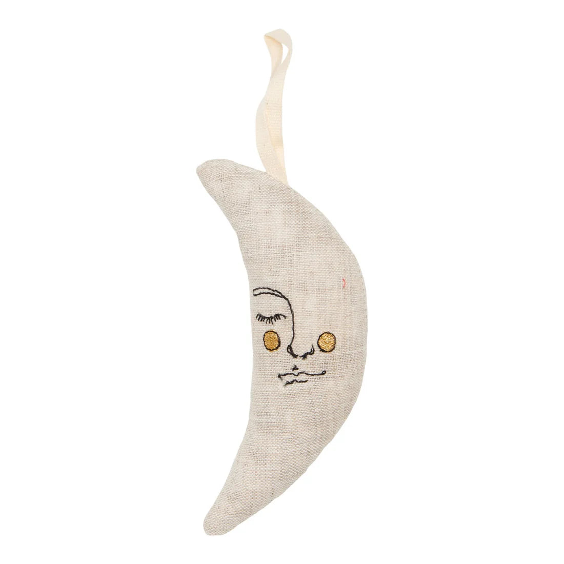 Beige Maan Man Ornament