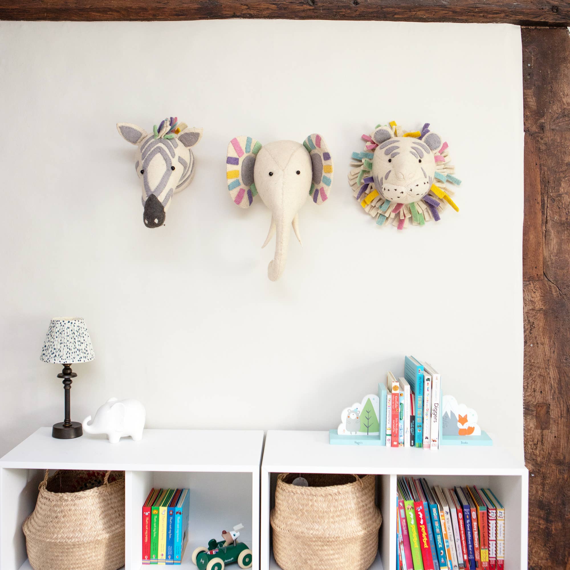 Dierenkop Zebra - Pastel