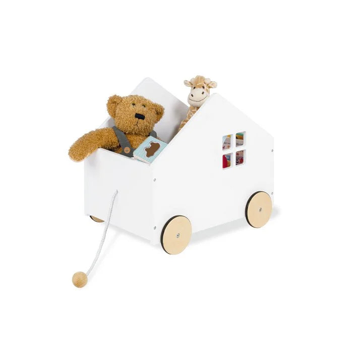 Speelgoedkist op wielen