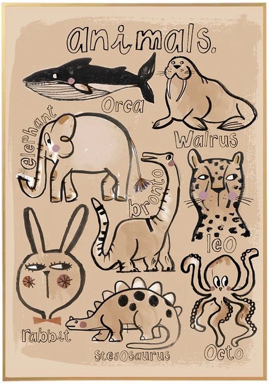 Studio Loco Poster Dieren