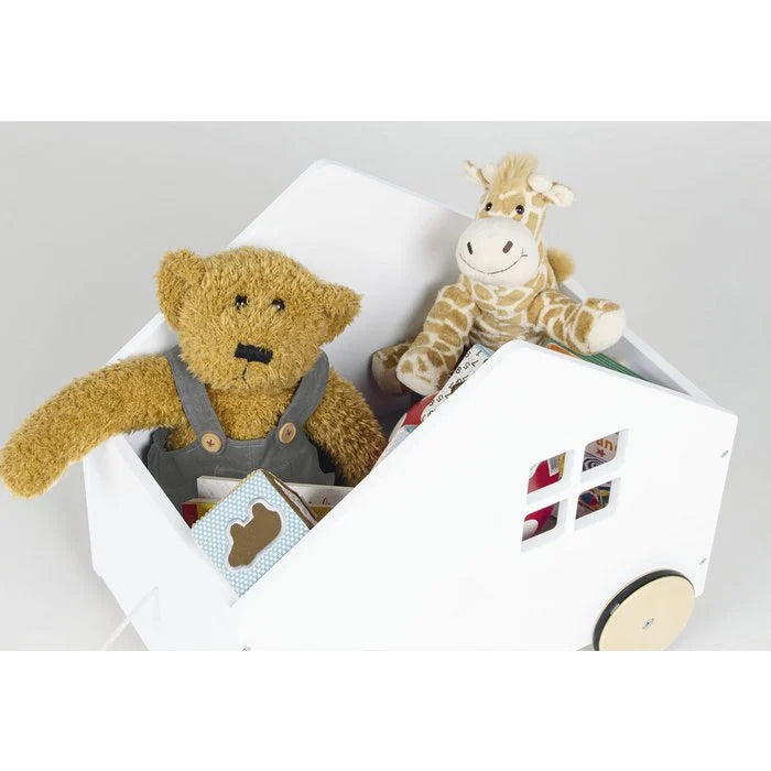 Speelgoedkist op wielen