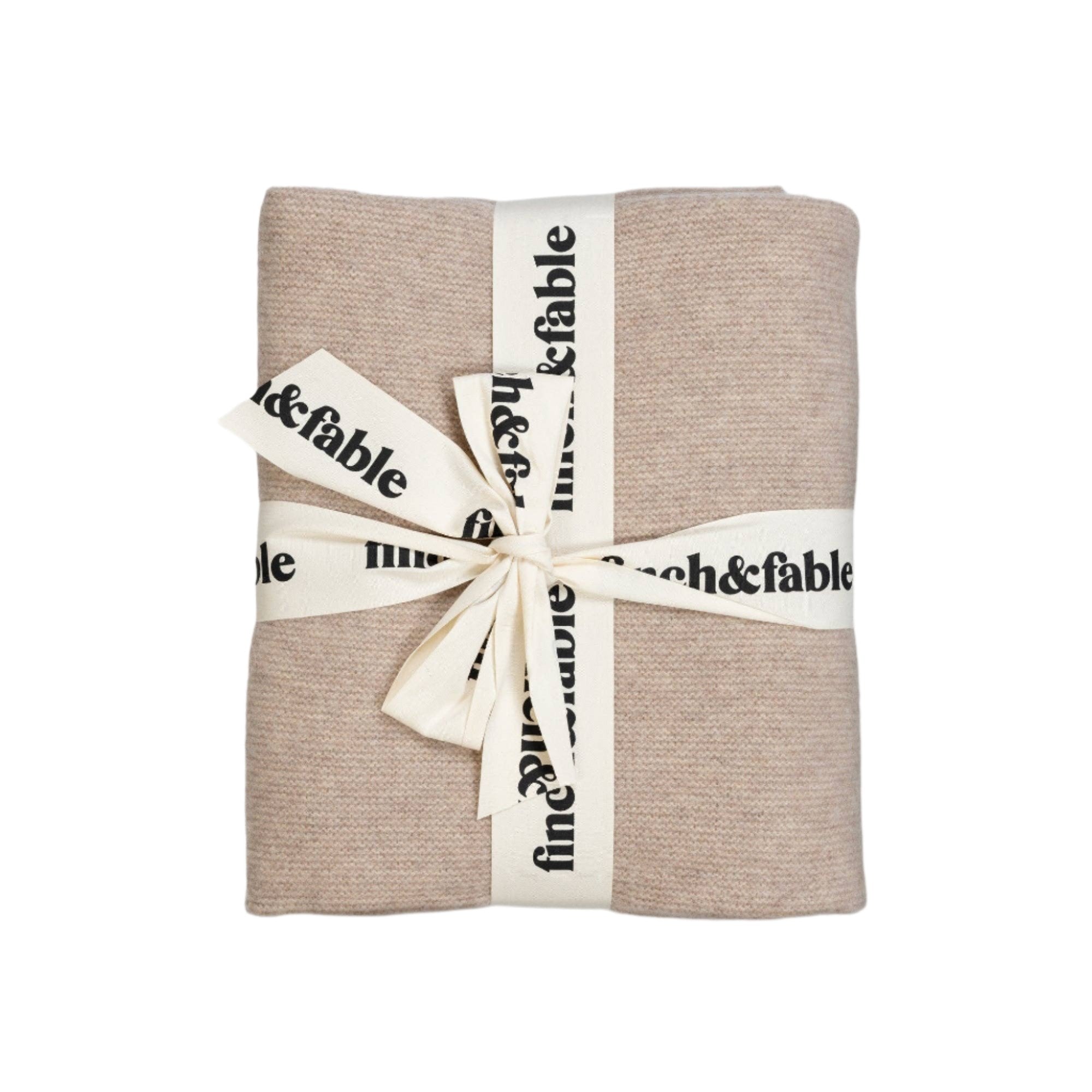 Gebreide Wollen Deken