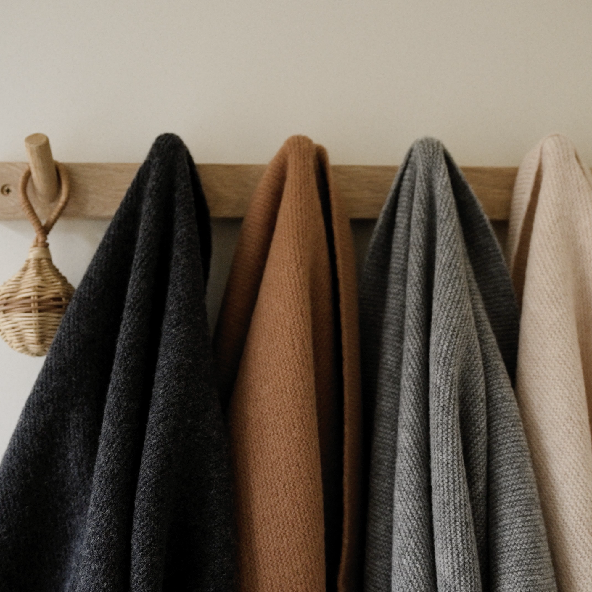 Gebreide Wollen Deken