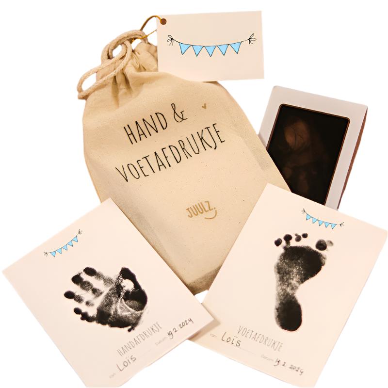 Juulz hand en voetafdruk set - Blauw