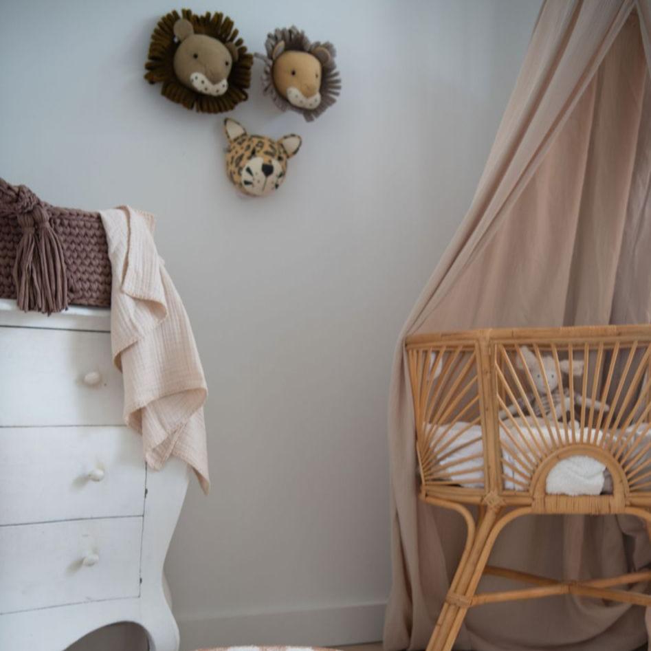 Bedhemel - Mousseline /Linnen