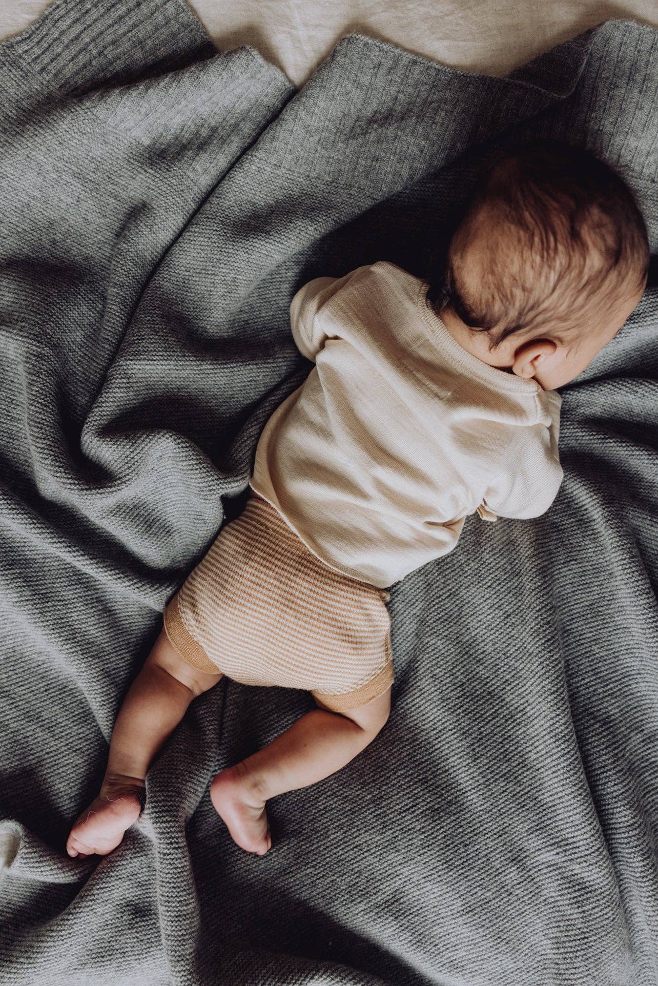 Gebreide Wollen Deken