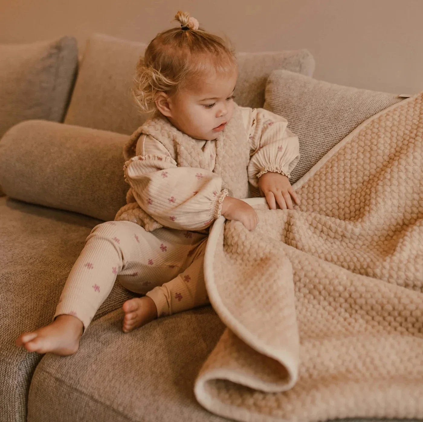 Wollen Deken - Beige 100x140