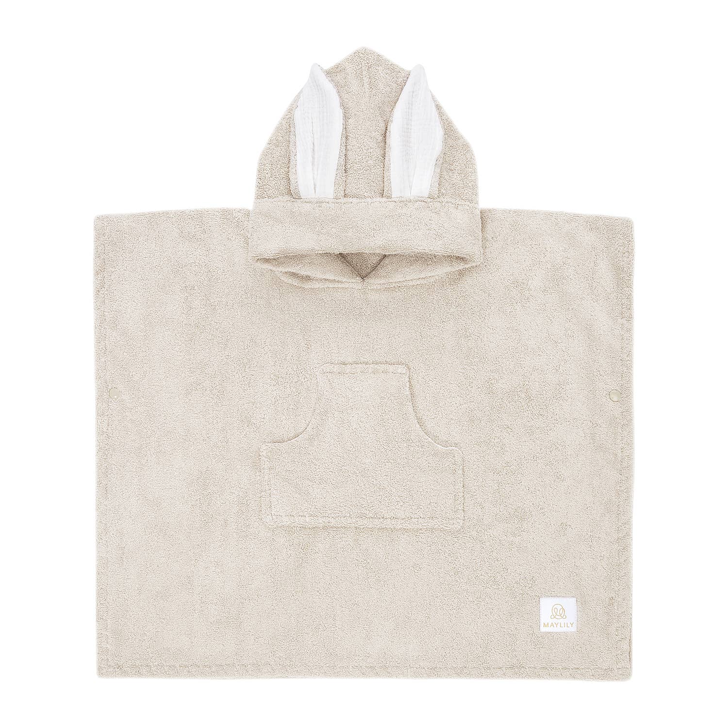 Bamboe Poncho Konijn - Beige