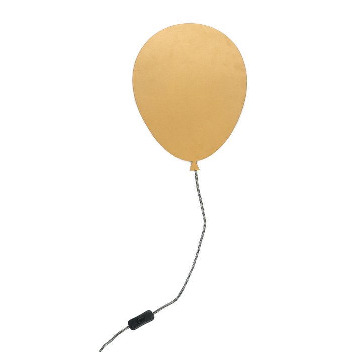 Muurlamp Barba Ballon Goud