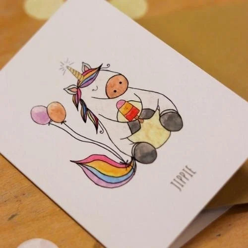 Juulz kaart - Unicorn Jippie