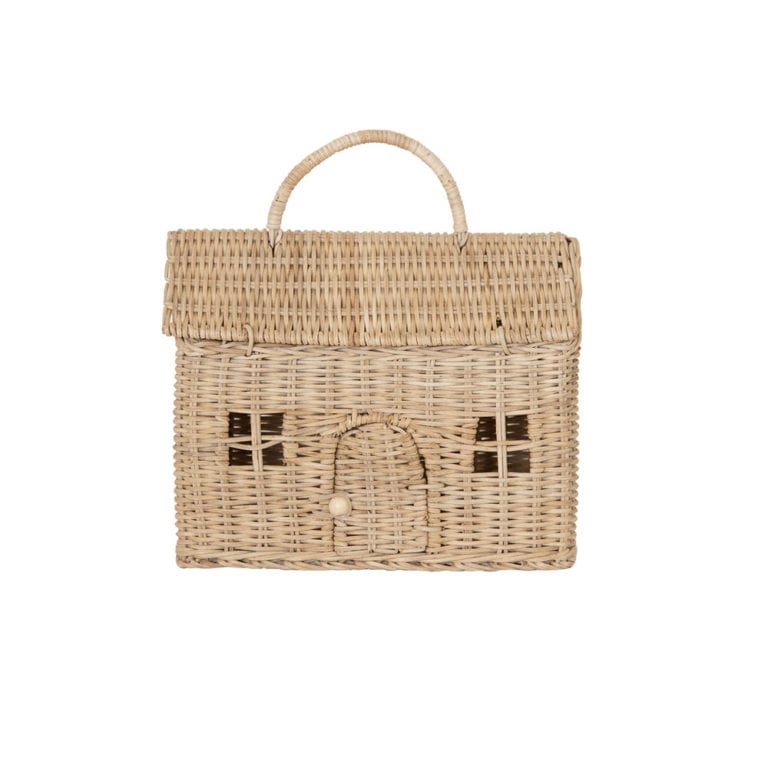 Rattan Casa Clutch