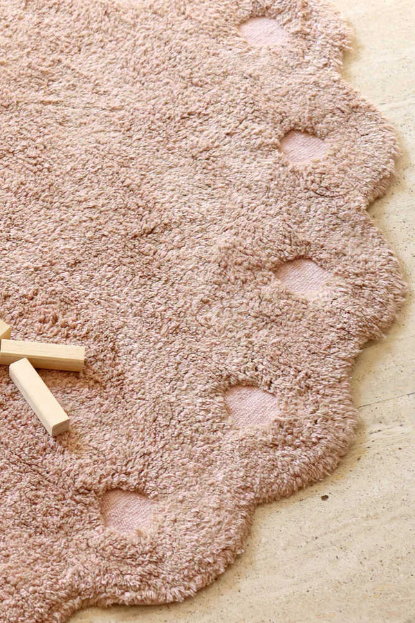 Washable Rug Pine Cone Vintage Nude