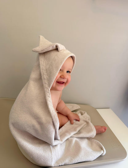 Bamboe Badcape Konijn - Beige