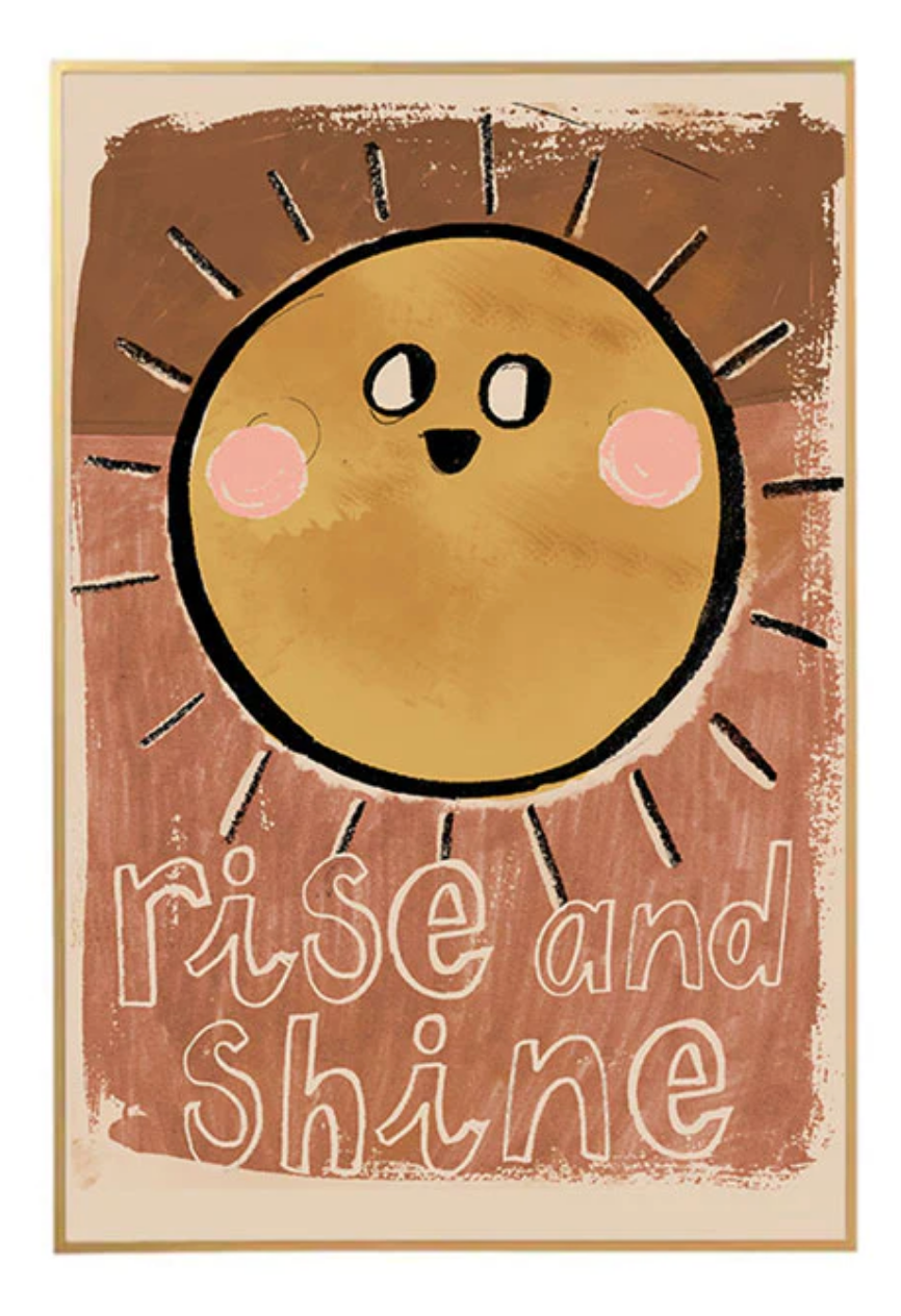 Studio Loco Poster Rise &amp; Shine Sun