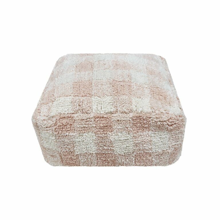 Pouf Vichy - Roze
