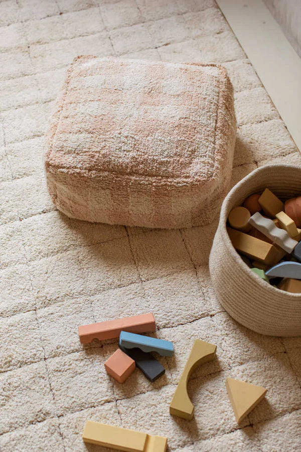 Pouf Vichy - Roze